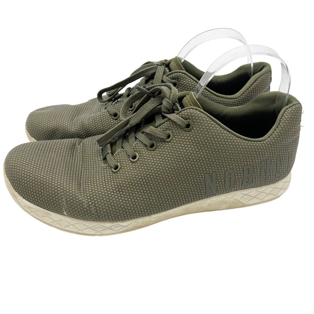 NOBULL Army Green Trainer Weightlifting Athletic Shoes Size 12 Mens 13.5 Womens